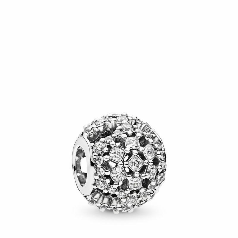 Pandora Snow Flurry Charm Europe - Sterling Silver/Cubic Zirconia - 659830FBH